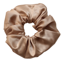 Load image into Gallery viewer, Luxury Maxi Champagne Hair Scrunchie - Pure 100% Mulberry Silk 22 Momme
