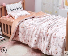 Load image into Gallery viewer, Childrens Luxury Pink Ballerina Design Pillowcase - Pure 100% Mulberry Silk with GIFT BOX