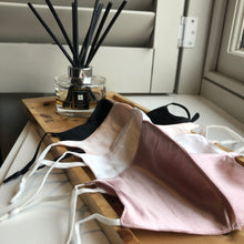 Load image into Gallery viewer, Peony & Mulberry Pure 100% Mulberry Silk Face Mask in Dark Pink (22 Momme)