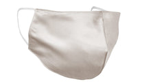 Load image into Gallery viewer, Peony & Mulberry Pure 100% Mulberry Silk Face Mask in White (22 Momme)