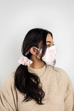 Load image into Gallery viewer, Peony & Mulberry Pure 100% Mulberry Silk Face Mask in Light Pink (22 Momme)