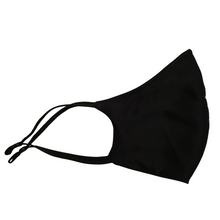 Load image into Gallery viewer, Peony & Mulberry Pure 100% Mulberry Silk Face Mask in Black (22 Momme)