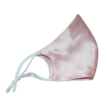 Load image into Gallery viewer, Peony & Mulberry Pure 100% Mulberry Silk Face Mask in Dark Pink (22 Momme)