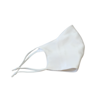 Load image into Gallery viewer, Peony & Mulberry Pure 100% Mulberry Silk Face Mask in White (22 Momme)