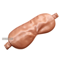 Load image into Gallery viewer, Luxury Blush Pink Sleep Mask Pure 100% Mulberry Silk 22 Momme