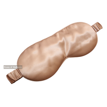 Load image into Gallery viewer, Luxury Champagne Sleep Mask Pure 100% Mulberry Silk 22 Momme
