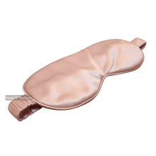 Load image into Gallery viewer, Luxury Rose Gold Sleep Mask Pure 100% Mulberry Silk 22 Momme