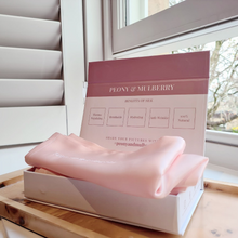 Load image into Gallery viewer, Luxury King Size Pink Pillowcase - Pure 100% Mulberry Silk 22 Momme
