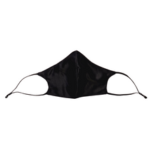 Load image into Gallery viewer, Peony &amp; Mulberry Pure 100% Mulberry Silk Face Mask in Black (22 Momme)
