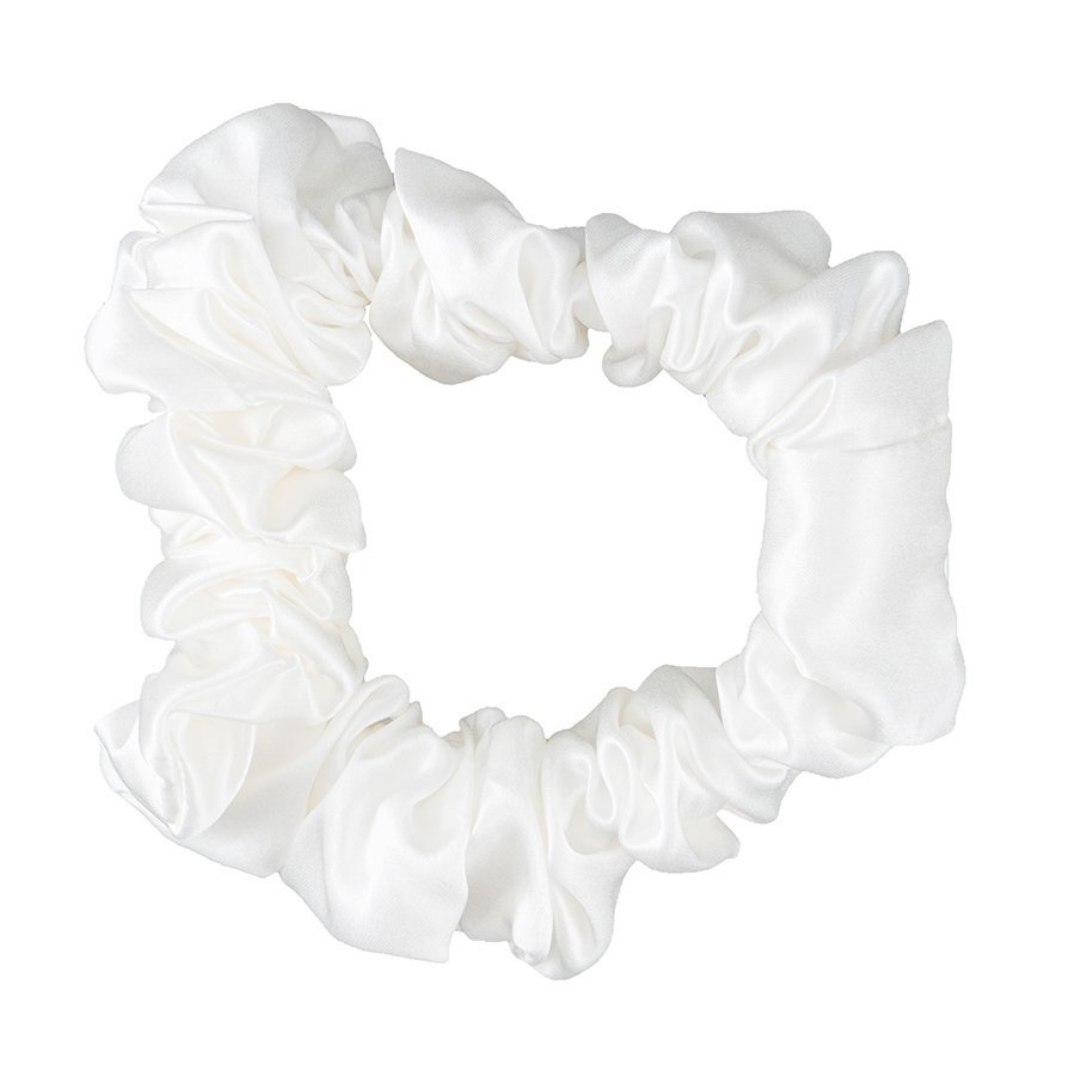 Pure Mulberry Silk Mini Scrunchie Set – 5 Pieces